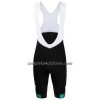 Completo Maglia + Pantaloncino con bretelle 2022 BORA-Hansgrohe Manica Corta Verde Nero